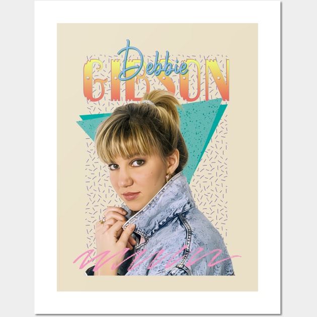 Debbie Gibson Retro Aesthetic Wall Art by Piomio